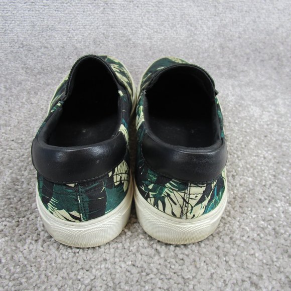 Moncler Sneakers Mens Size 43 Eu 10 Us Slip On Green Floral Italy - Picture 7 of 12